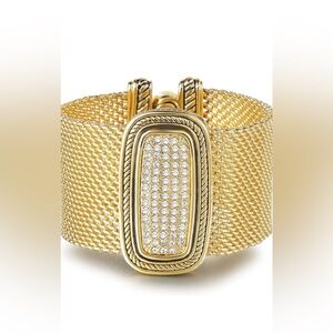 Austrian Pave Crystals designer Inspired personality Bracelets alloy bangle